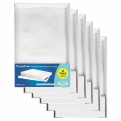 Disposable Litter Tray - ScoopFree® Fragrance-Free Crystal 6-Pack