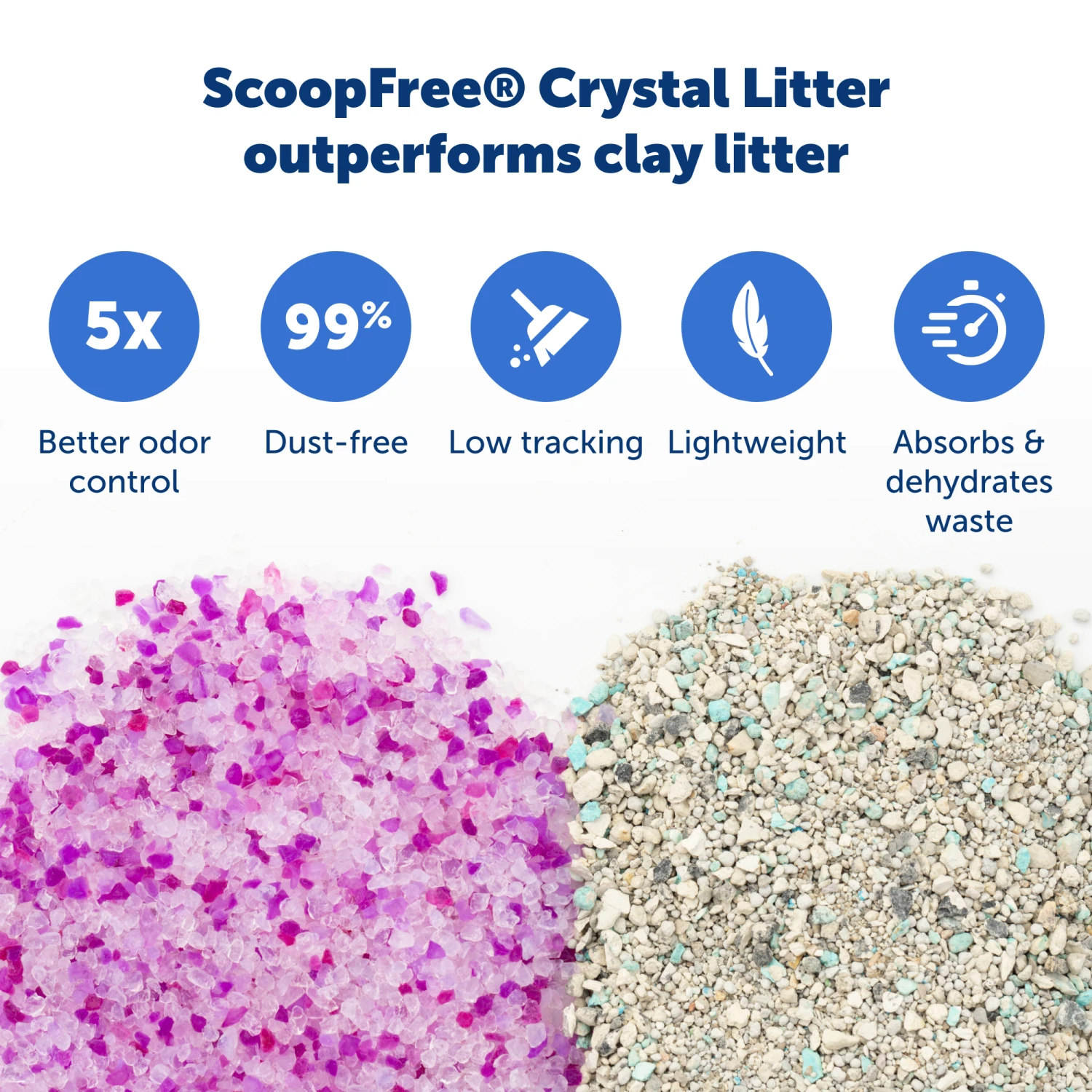 Disposable Litter Tray - ScoopFree® Lavender Crystal Tray 6 Disposable Litter Tray - ScoopFree® Lavender Crystal Tray - Image 4