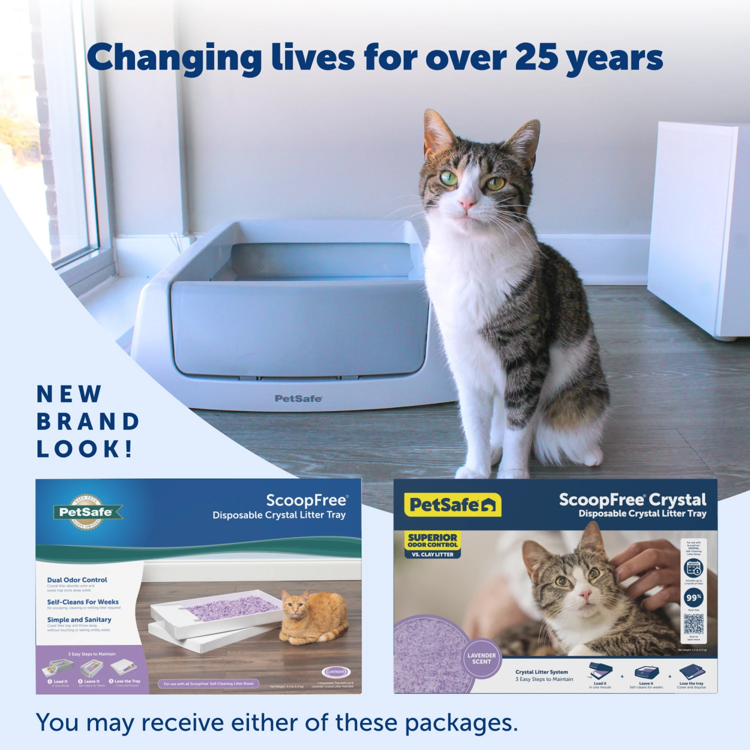 Disposable Litter Tray - ScoopFree® Lavender Crystal Tray 9 Disposable Litter Tray - ScoopFree® Lavender Crystal Tray - Image 7