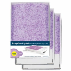Disposable Litter Tray - ScoopFree® Lavender Crystal 3-Pack
