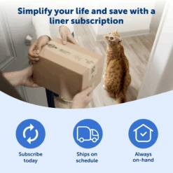 Litter Box Liners - ScoopFree® Clumping Waste Bin Liners -Pawsy Store PAC00 17984 P04