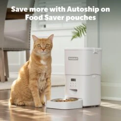 Food-Saver Pouches For FlexFeed Automatic Pet Feeder, 4pk -Pawsy Store PS AMZ ATF FoodSaver 4 pack 4