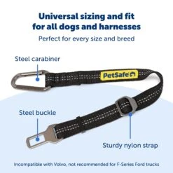 Safety Seatbelt Tether 10 Safety Seatbelt Tether -Pawsy Store PS AMZ ATF Seatbelt Tether 3 Diagram