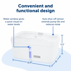 Viva™ 140 Oz Pet Fountain -Pawsy Store PWW00 17922 P05