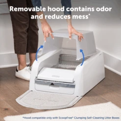 ScoopFree® Clumping Litter Box Hood And Accessory Bundle -Pawsy Store ZAC10 18000 P02
