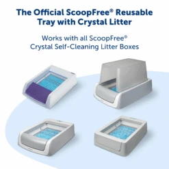 ScoopFree® Reusable Tray With Crystal Litter -Pawsy Store ZAC60 15710 P02