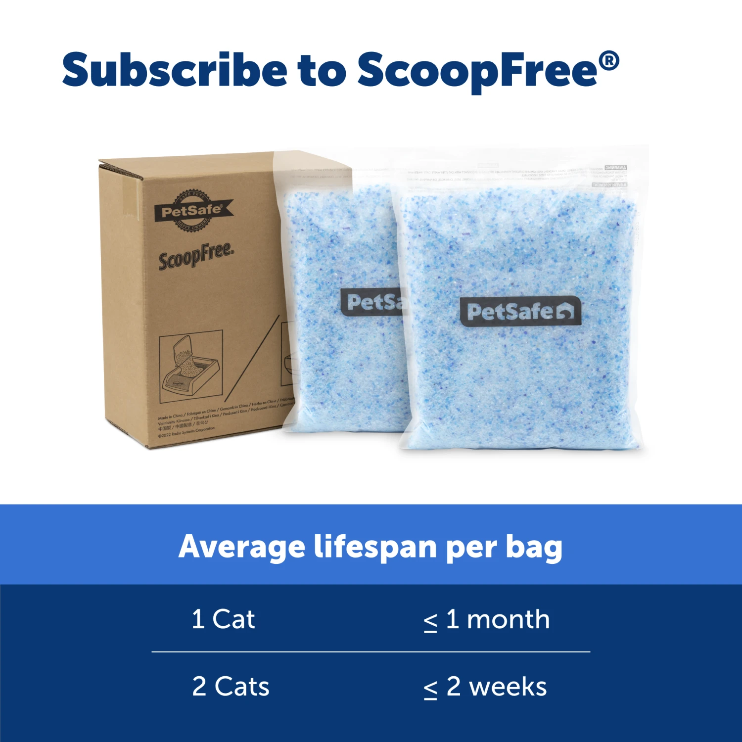 ScoopFree® Premium Crystal Litter, Blue, 2-Pack 8 ScoopFree® Premium Crystal Litter, Blue, 2-Pack - Image 6