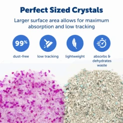 ScoopFree® Crystal Litter, Lavender, 2-Pack -Pawsy Store ZAC60 16116 P02