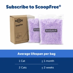 ScoopFree® Crystal Litter, Lavender, 2-Pack -Pawsy Store ZAC60 16116 P05