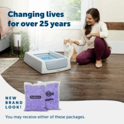 ScoopFree® Crystal Litter, Lavender, 2-Pack -Pawsy Store ZAC60 16116 P07