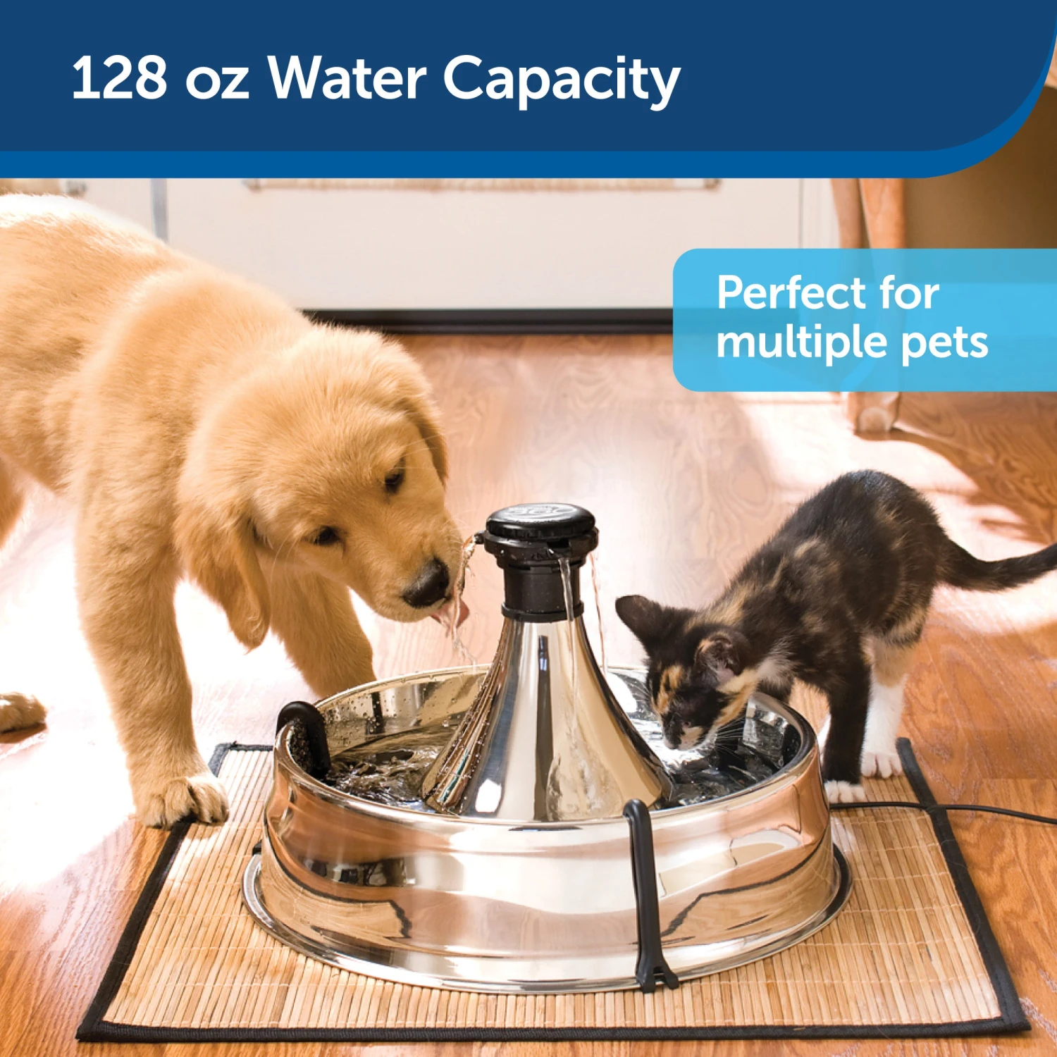 Drinkwell® Stainless Multi-Pet Fountain 8 Drinkwell® Stainless Multi-Pet Fountain - Image 6