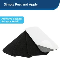 Replacement Fabric Covers For The CozyUp™ Folding Pet Steps -Pawsy Store eComm ATF Travel And Mobility Replacement Treads Black Carpet Adhesive