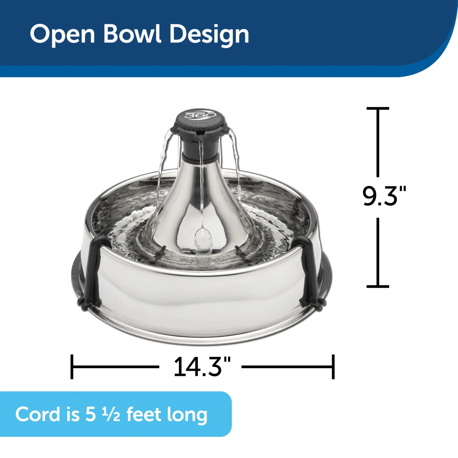 Drinkwell® Stainless Multi-Pet Fountain 4 Drinkwell® Stainless Multi-Pet Fountain - Image 2