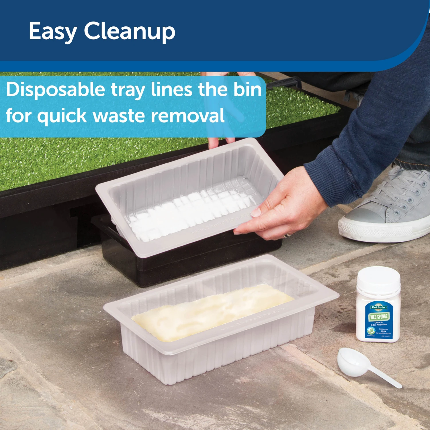 Pet Loo™ Pee Pod™ With Wee Sponge™ Urine Disposal Kit 5 Pet Loo™ Pee Pod™ With Wee Sponge™ Urine Disposal Kit - Image 3