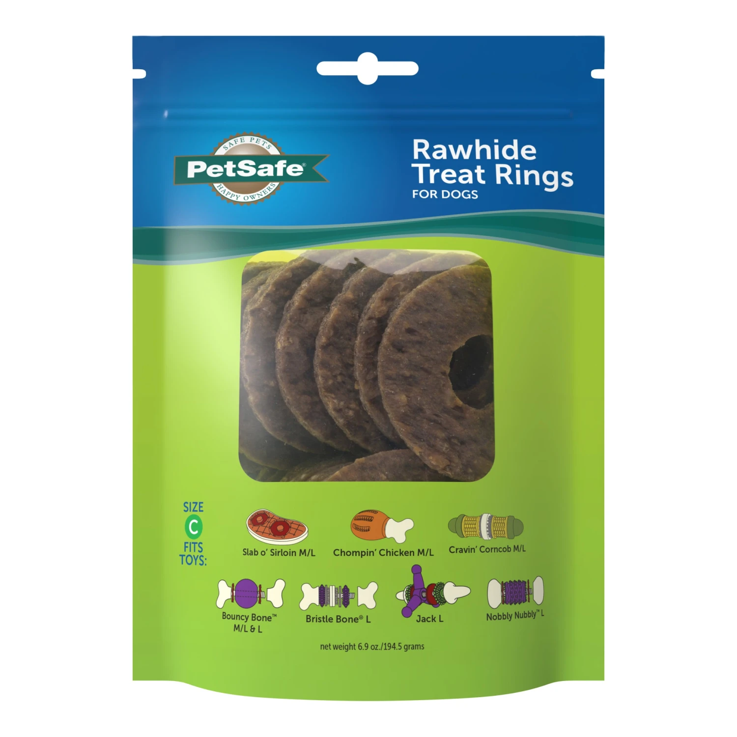 Busy Buddy® Natural Rawhide Rings 8 Busy Buddy® Natural Rawhide Rings - Image 6
