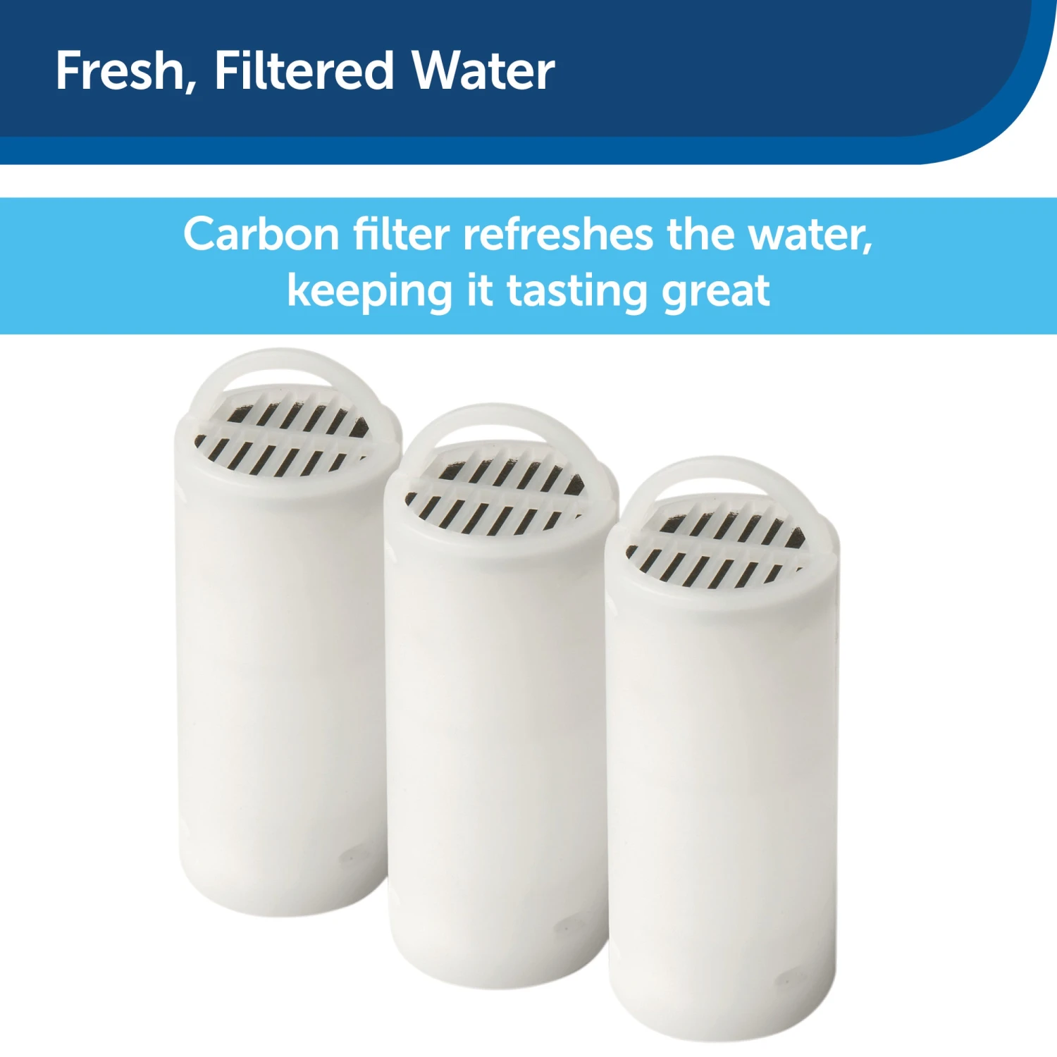 Drinkwell 360™ Fountain Carbon Filters (12-Pack) 5 Drinkwell 360™ Fountain Carbon Filters (12-Pack) - Image 3