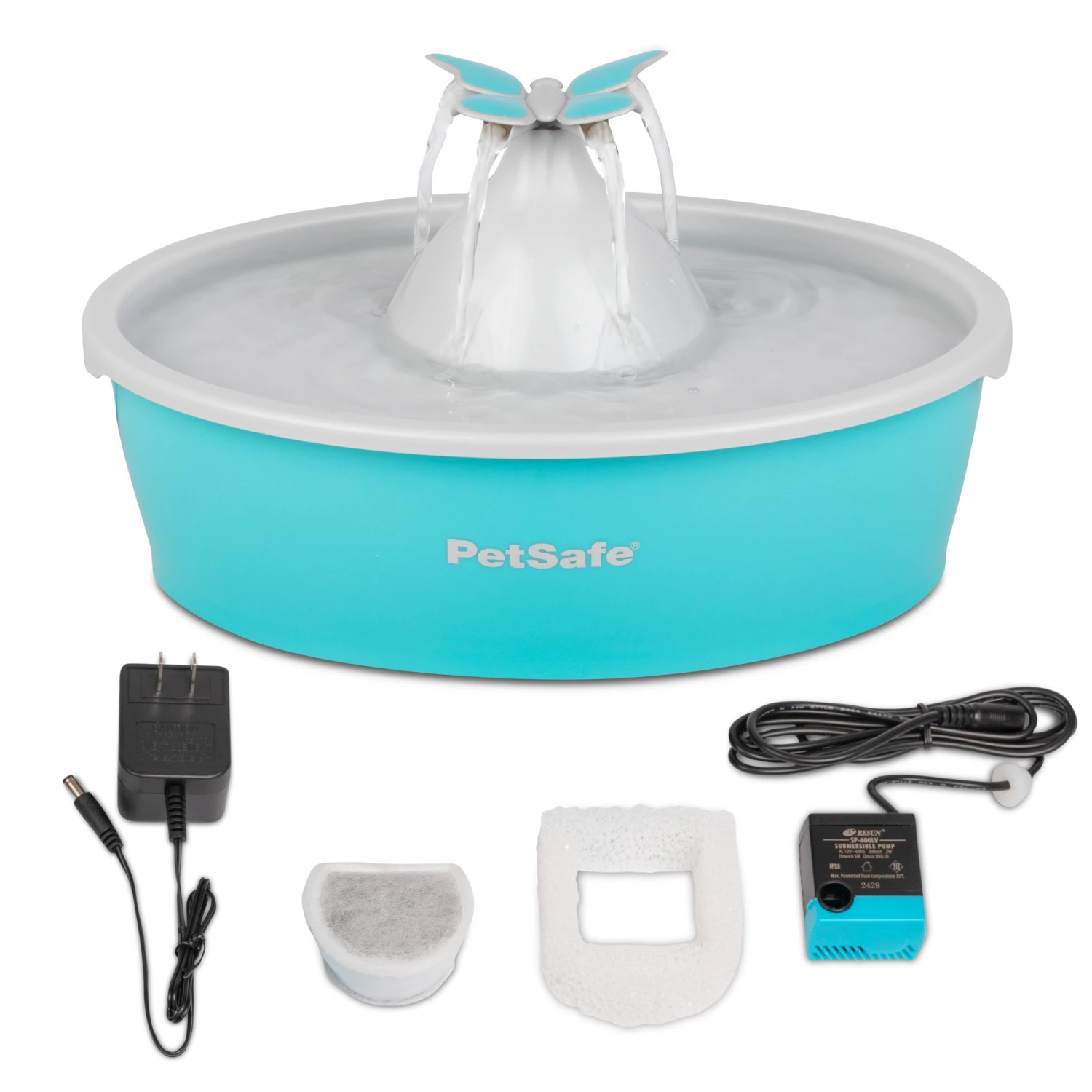 Drinkwell® Butterfly Pet Fountain 3 Drinkwell® Butterfly Pet Fountain