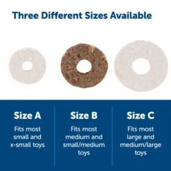 Busy Buddy® Rawhide Treat Rings, Variety Pack, 24 Count -Pawsy Store o1aqbsirzyztirvxldtu